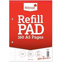 Tigre Raccoglitore Ad Anelli A5 Con 20 Bustine Trasparenti (40 Facciate) | Copertina Rimovibile | Set Da 12