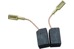 BUILDALOT Balais de charbon pour BLACK & DECKER KG75 Winkelbroyeur - 6.3x8x13.5mm - Avec arrêt automatique
