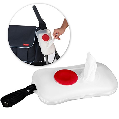 Mture Wipes Dispenser, Waterproof Diaper Changing Pad by Baby, Portable Diaper Changing Station, Travel Wipe Case Holder.