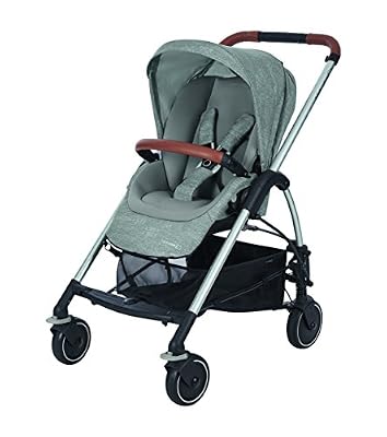 Bébé Confort Poussette Mya Compacte et Citadine, Habillage Pluie Inclus Nomad Grey