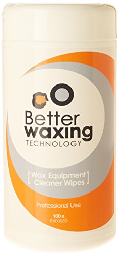 Better Waxing Wax Equipment Cleaner Wipes - Pack of 100