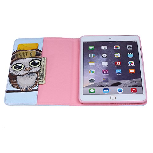 Für Apple iPad Mini 1 Schutzhülle, Für Apple iPad Mini 2 hülle, Für Apple iPad Mini 3 Schutzhülle, idatog(TM) Magnetische Schlag Buch Art Schutzhülle, Hohe Qualität Klassische Bunte Kühles Muster Design Premium PU Leder Faltender Pad Kasten mit Stand Funktion Folio Schutzhülle Perfekt Passt Für Apple iPad Mini 1/2/3 - 4