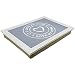 Produktbild Knietablett mit Kissen Laptop Bett Tablett Notebook Unterlage Laptopkissen Lap Tray mit füllung Kissentablett Schosstablett Knieauflage Lapdesk Kniekissen (anthrazit)