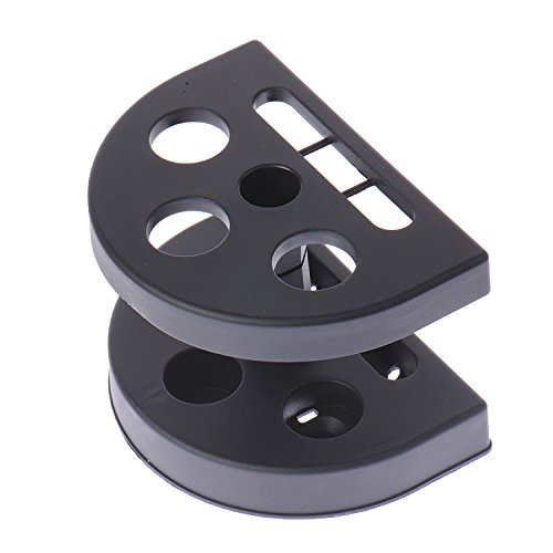 FANGXIN 5 PCS Schwarze Anti-Statik Haarkamm Kämme Set mit Spiegel - 2