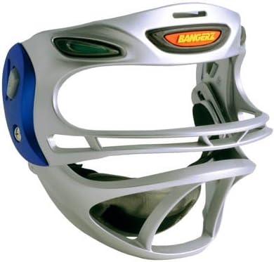 Bangerz Softball Safety Fielder\'s Mask, Silver