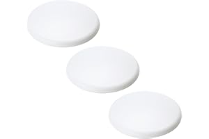 ORION LIGHTSTYLE Copertura extra piatta, 3 pezzi, scatola di distribuzione in PVC, 135 mm, colore bianco, a baldacchino, 268.0135-02