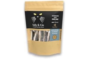 SALLY & CIE Croquette BARF : Filets entiers de Sardines en tranches Lyophilisé