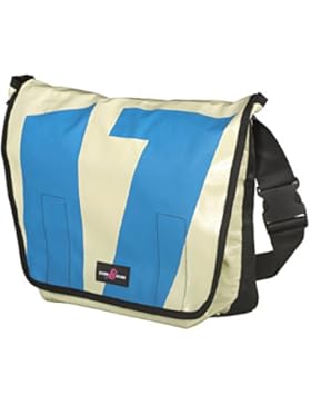 Sturm & Drang Unisex Umhängetaschen, 43x32x12 cm, Hellblau, 14103