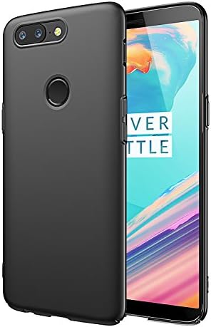 EIISSION OnePlus 5T (6.01") Case,Ultra slim and light soft matte surface painting protective Phone Case (Black)
