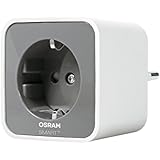 Osram Smart + Plug Schaltbare Steckdose als Schnittstelle für die Erweiterung Ihres Smart Home Systems, Plastik, grau