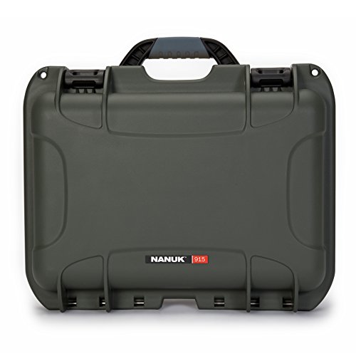 Nanuk 915 Waterproof Hard Case with Padded Dividers - Olive