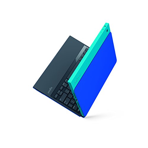 Logitech Blok Schutzhülle (für Apple iPad Air 2, integrierter QWERTZ Tastatur) knickenten/blau - 7