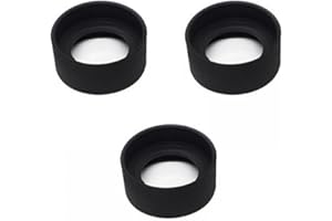 MIOYOOW 3 Stück Teleskop Okularabdeckungen, Anti Schlag Teleskop Augenschutz, Gummi Okularabdeckungen, Mikroskop Okularschutz für Teleskop Mikroskop Visiere (Innendurchmesser von 33–46mm)