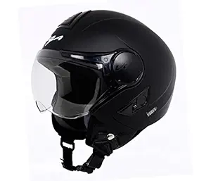 Vega Men's Acrylonitrile Butadiene Styrene Full Face Helmet (Dull Black, Medium)