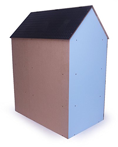 Three Storey Blue Georgian Dolls House 1:12 scale