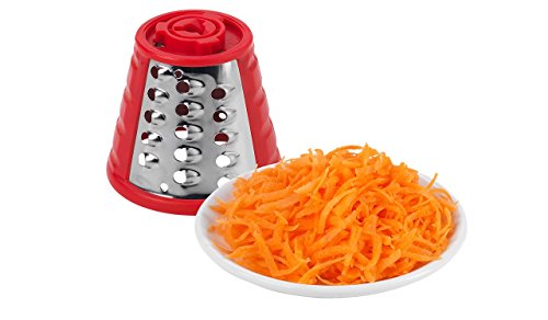 MEDION (MD 14489) Gemüseraspel / 150 watt / 5 Wechselklingen / verschiedene Schnittformen / weiß - 4