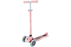 Globber Primo 3 Wheel Scooter With Light Up Wheels for 3 to 7 Years - Max User 50kg - 2 Year Warranty