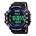 Produktbild JullyeleDEgant ST02 Männer Outdoor Sport Smartwatch Herzfrequenz-Tracker Smart Watch Runde Dial Rubber Strap Digital Armbanduhren Passometer