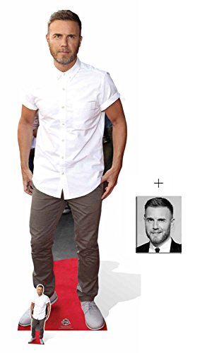 G Barlow White Shirt Lifesize and Mini Lifesize 2D Cardboard Standup / Cutout Plus 20x25cm Photo