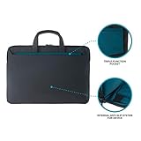 Strapazierfähiges wasser- und schmutzabweisendes Nylongewebe. Die Aussentasche in anderem Farbton als Kontrast kann in 3 verschiedenen Möglichkeiten genutzt werden