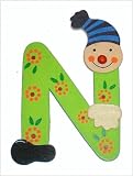 Inware 21967 - Holzbuchstaben Clown Design, Buchstaben