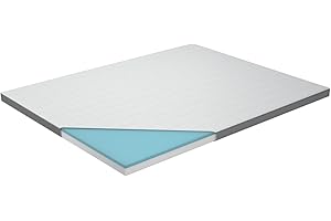 Genius Eazzzy Topper Classic 160 x 200 cm Altura 7 cm H2 H3 - Tope ortopédico para colchón y Cama con somier de Espuma de Gel | Protector de colchón 160 x 200 cm para alérgicos + Funda