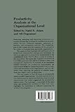 Image de Productivity Analysis at the Organizational Level: Volume 3