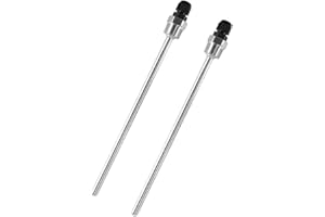 BEATIFIC 500 mm – Manicotto sommergibile, 2 pezzi in acciaio inox, filettatura G 1/2 pollici per sensore di temperatura, 8 x 500 mm, termoonda, tubi di protezione per termocoppie, tubo di protezione per