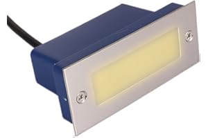 damastoreitalia Universo Faretto Led Da Incasso Per Esterno ed interno Segnapasso 2.5W luce per scale sentieri IP65 220V (Luce calda 3000K)