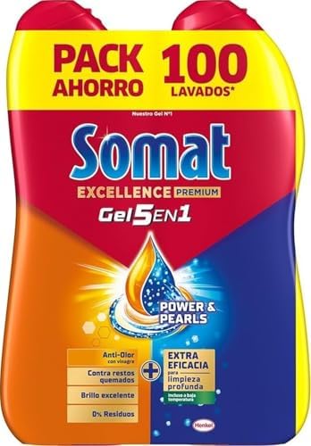 Somat Oro Gel Detersivo Lavastoviglie Aceto - 100 Lavaggi (1,8 l)
