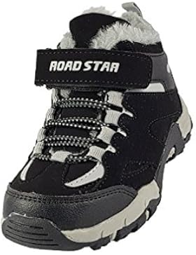 LEKANN Kinder Winterstiefel & Winterschuhe für Junge & Mädchen Warm Gefüttert mit Klettverschluss, Gr.25-35