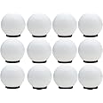 S S Traders Polycarbonate Unbreakable Doom Globe Light for Home and Garden Gate Lamp for Pillars (10inch_Pack of 12 Pieces)