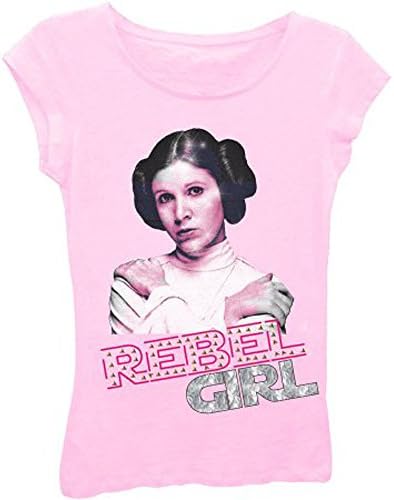 MY GENERATION KIDS Star Wars Princess Leia 'Rebel' Puff Sleeve Girls T-Shirt (8-10 Years)