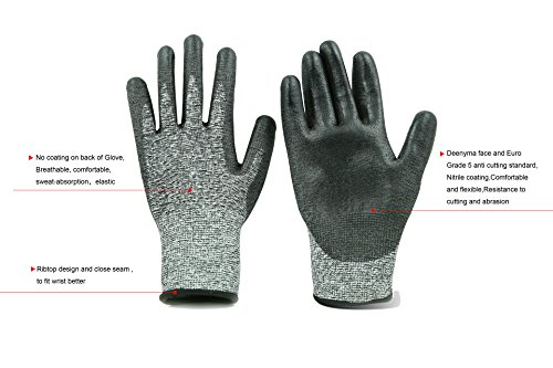 Schnittfest-Handschuhe-Handschuhe-Hand-Schutz-Kche-Arbeitshandschuhe-von-ZAPO2-Pair