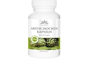 HERBA DIREKT Artichoke Extract, 2.5% Cynarin, 90 Capsules - Vegan | HERBADIREKT by Warnke Vitalstoffe - German Pharmacy Quality
