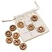 Produktbild Indy Tic Tac Toe / Noughts and Crosses / O&X Wooden Travel Game