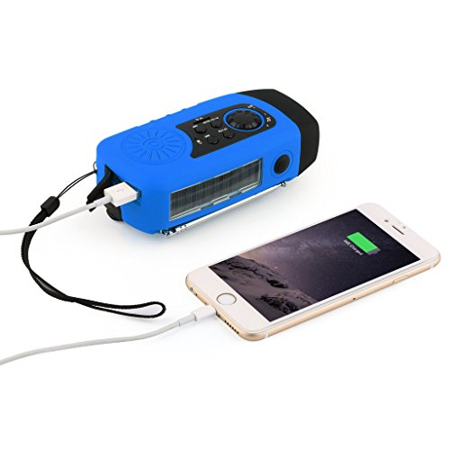 OUTAD Outdoor Multifunktionsgerät: Radio, Taschenlampe, MP3-Player wiederaufladbar und wasserdicht - 5