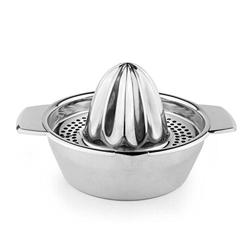 Saflyse Edelstahl Zitronenpresse Orange Fruchtspresse 17cmx9cm (1)