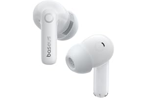 Baseus EP10 Pro - Auriculares in-Ear inalámbricos, Bluetooth con cancelación de Ruido de -50 dB, cancelación de Ruido con Hi-Res&LDAC, Llamada Clara de 6 micrófonos, IP55, Tiempo de reproducción 55H