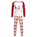 Produktbild BaZhaHei Weihnachten Schlafanzüge für die Ganze Homewear Familie Langarm Nachtwäsche Streifen Schlafanzug Sleepwear Sweater Set Familie Kleidung