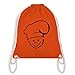 Produktbild Shirtracer Sonstige Berufe - Küchenchef - Unisize - Orange - WM110 - Turnbeutel I Gym Bag