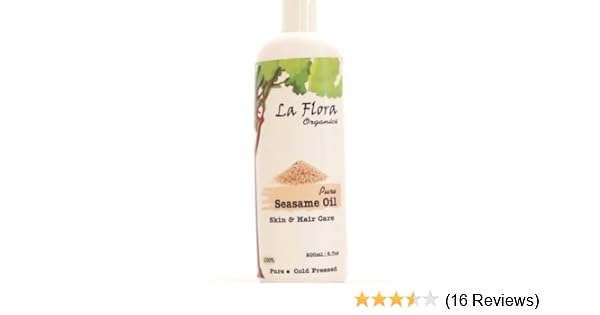 La Flora Organics Sesame Oil Skin And Hair Care 200ml Amazon In