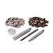 Produktbild Ösen Werkzeug Set 4-teilige Ösentanzer Ösenzange mit 30 Satz Ösen Scheiben in Silber und Gold für DIY Leder Handwerk Stoff Gürtel Locher Rahmung