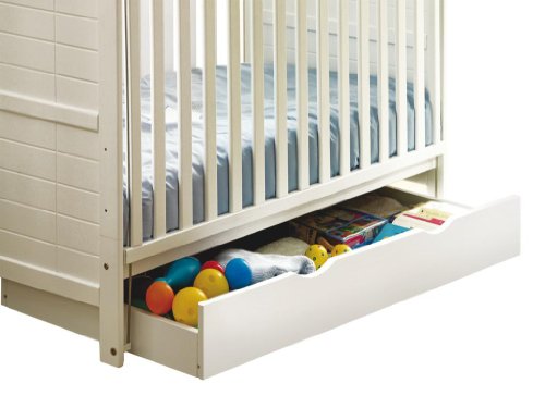 Saplings Under Cot Roller Drawer (White)