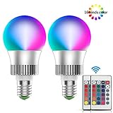 🌈Farbige Lampe mit Speicherfunktion: Die Glühbirne kann die letzte Farbe und den letzten Modus speichern. Wenn Sie es wieder einschalten, wird Ihre Lieblingsfarbe direkt angezeigt, ohne sie zurückzusetzen. Selbst wenn die Fernbedienung nicht gefunden werden kann, können Sie das Lampenlicht leicht auf Weiß zurücksetzen.