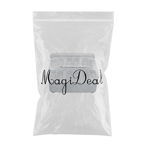 MagiDeal Cm 12 Löcher Reptil Inkubation Brutkasten Feld Schraffur Behälter Mit Thermometer - 2