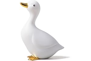 NENBOLEC Figura Decorativa de Pato para decoración de Animales, Escultura Moderna, Adorno para el hogar, Centro de Mesa, Manualidades, poliresina, Arte, 12 cm