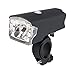 Produktbild Enko LED Fahrradlicht Sets, 4 Licht Modi Blendfreier Reflektor LED Fahrradlampe, Aufladbar USB Schnittstelle Frontlicht, Ultra Hellen Wiederaufladbar Wasserdicht Sport Fahrradbeleuchtung set. Schwarz