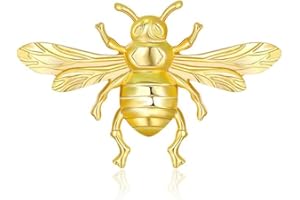chenxiaonanVintage Biene Brosche Vintage Legierung Biene Corsage Insekt Brosche Personalisierte Übertriebene Gold Pins Männer und Frauen Geburtstag Weihnachten Geschenke