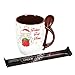 Produktbild Herz & Heim® Lindt Lindor Stick mit weihnachtlicher Löffeltasse im Set - Frohes Fest - Aufdruck des Wunschnamens